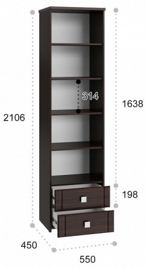 Шкаф для белья Изабель ИЗ-63К с зеркалом в Ялуторовске - yalutorovsk.mebel24.online | фото 3