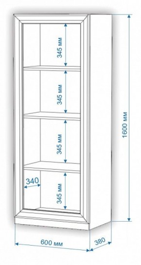 Шкаф для белья Нобиле ВтН-ФГД в Ялуторовске - yalutorovsk.mebel24.online | фото 2