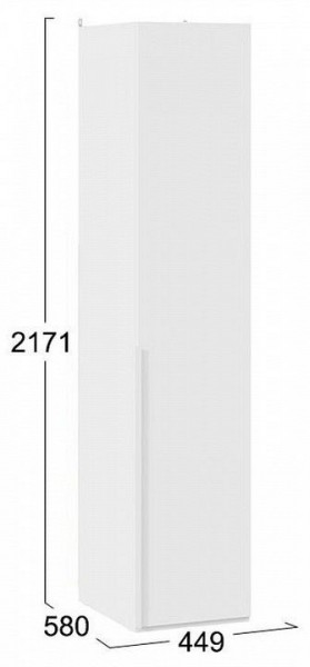 Шкаф для белья Порто СМ-393.07.001 в Ялуторовске - yalutorovsk.mebel24.online | фото 4