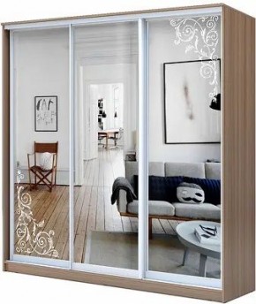 Шкаф-купе ХИТ 23-20/2-656 ОРНАМЕНТ в Ялуторовске - yalutorovsk.mebel24.online | фото