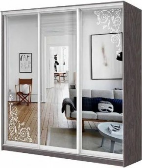 Шкаф-купе ХИТ 24-4-18-656 ОРНАМЕНТ в Ялуторовске - yalutorovsk.mebel24.online | фото