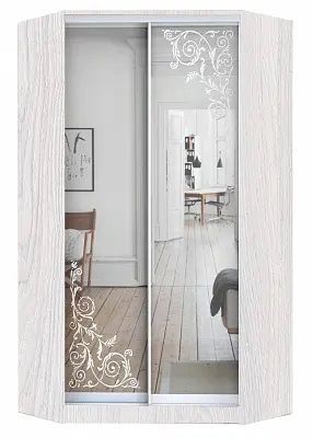 Шкаф-купе ХИТ-У-24-4-66 ОРНАМЕНТ в Ялуторовске - yalutorovsk.mebel24.online | фото