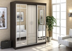Шкаф-купе Лидер 1 венге-дуб в Ялуторовске - yalutorovsk.mebel24.online | фото 2
