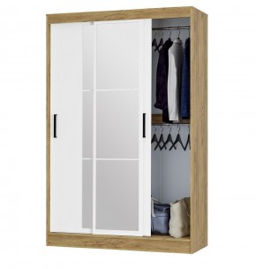Шкаф-купе Тайм ШКК-03 (крафт/белый) в Ялуторовске - yalutorovsk.mebel24.online | фото 2