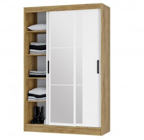 Шкаф-купе Тайм ШКК-03 (крафт/белый) в Ялуторовске - yalutorovsk.mebel24.online | фото 3