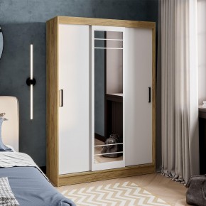 Шкаф-купе Тео ШКК-02 (крафт/белый) в Ялуторовске - yalutorovsk.mebel24.online | фото 1