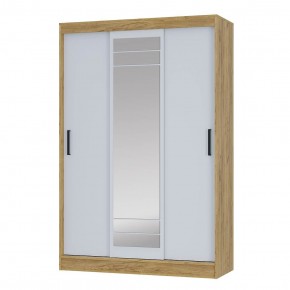 Шкаф-купе Тео ШКК-02 (крафт/белый) в Ялуторовске - yalutorovsk.mebel24.online | фото 2