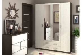 Шкаф Квадро шимо светлый/темный в Ялуторовске - yalutorovsk.mebel24.online | фото 1