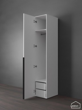Шкаф Linnea MHR-1-3 2050х400х510 (Белый-М 11.1.1) в Ялуторовске - yalutorovsk.mebel24.online | фото 5