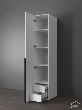 Шкаф Linnea MHR-1-4 2050х400х510 (Белый-М 11.1.1) в Ялуторовске - yalutorovsk.mebel24.online | фото 6