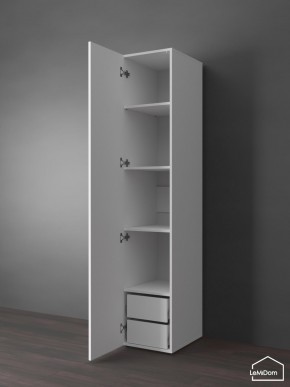 Шкаф Linnea MHR-1PO-4 2050х400х510 (Белый-М 11.1.2) в Ялуторовске - yalutorovsk.mebel24.online | фото 5