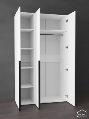 Шкаф Linnea MHR-3-1 2050х1200х510 (Белый-М 11.1.2) в Ялуторовске - yalutorovsk.mebel24.online | фото 4