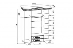 Шкаф платяной Ассоль АС-28 в Ялуторовске - yalutorovsk.mebel24.online | фото 4