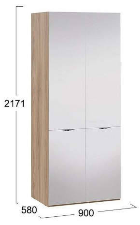 Шкаф платяной Глосс СМ-319.07.212 в Ялуторовске - yalutorovsk.mebel24.online | фото 3