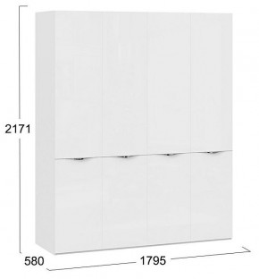 Шкаф платяной Глосс СМ-319.07.441 в Ялуторовске - yalutorovsk.mebel24.online | фото 3