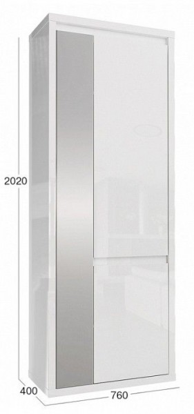 Шкаф платяной Норден СТЛ.413.01 в Ялуторовске - yalutorovsk.mebel24.online | фото 3