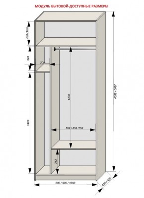 Шкаф распашной серия «ЗЕВС» (PL3/С1/PL2) в Ялуторовске - yalutorovsk.mebel24.online | фото 11