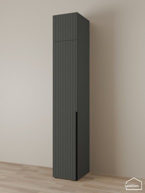 Шкаф с антресолью Linnea MHR-1A-2 2450х400х510 (Графит-М 11.1.25) в Ялуторовске - yalutorovsk.mebel24.online | фото