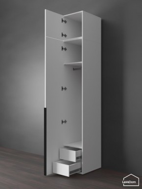 Шкаф с антресолью Linnea MHR-1A-3 2450х400х510 (Белый-М 11.1.2) в Ялуторовске - yalutorovsk.mebel24.online | фото 6