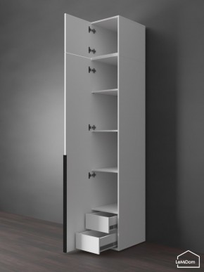 Шкаф с антресолью Linnea MHR-1A-4 2450х400х510 (Белый-М 11.1.2) в Ялуторовске - yalutorovsk.mebel24.online | фото 5