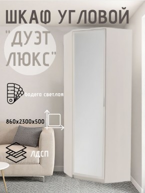 Шкаф угловой Дуэт Люкс с зеркалом в Ялуторовске - yalutorovsk.mebel24.online | фото 6