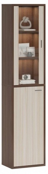 Шкаф-витрина Домино СУ(ш1в2)+1ФГ+1ФС в Ялуторовске - yalutorovsk.mebel24.online | фото 2