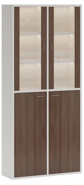 Шкаф-витрина Домино СУ(ш2в2)+2ФС+2ФГ в Ялуторовске - yalutorovsk.mebel24.online | фото 2