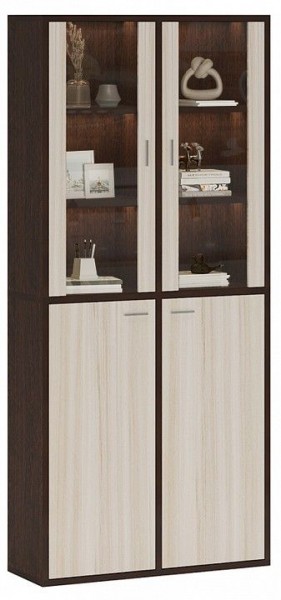 Шкаф-витрина Домино СУ(ш2в2)+2ФС+2ФГ в Ялуторовске - yalutorovsk.mebel24.online | фото 2