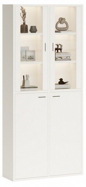 Шкаф-витрина Домино СУ(ш2в2)+2ФС+2ФГ в Ялуторовске - yalutorovsk.mebel24.online | фото 2