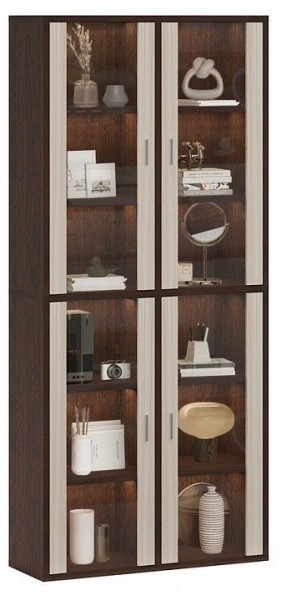 Шкаф-витрина Домино СУ(ш2в2)+4ФС в Ялуторовске - yalutorovsk.mebel24.online | фото 2