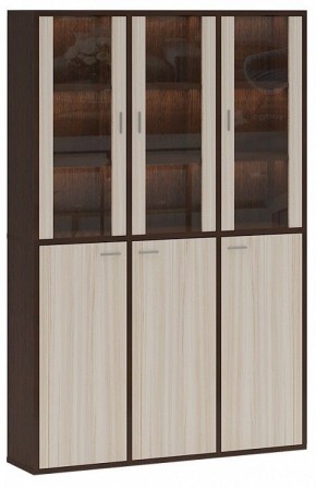 Шкаф-витрина Домино СУ(ш3в2)+3ФГ+3ФС в Ялуторовске - yalutorovsk.mebel24.online | фото