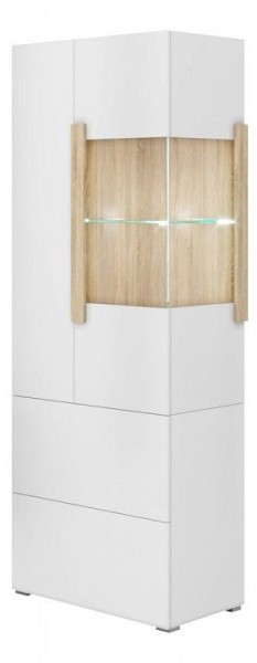 Шкаф-витрина Куба 1714 в Ялуторовске - yalutorovsk.mebel24.online | фото