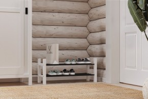 Скамья 85х37 Кантри для обуви белая в Ялуторовске - yalutorovsk.mebel24.online | фото 4