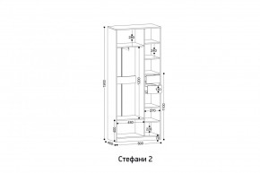 СТЕФАНИ-2 Шкаф в Ялуторовске - yalutorovsk.mebel24.online | фото 2