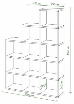 Стеллаж Бартоло СЛД 5 в Ялуторовске - yalutorovsk.mebel24.online | фото 2