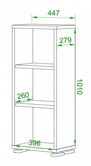 Стеллаж Домино нельсон ПУ-10-1 в Ялуторовске - yalutorovsk.mebel24.online | фото 2