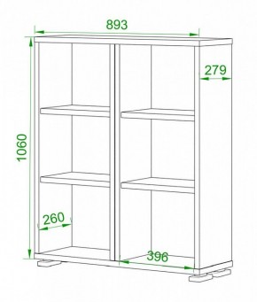 Стеллаж Домино ПУ-50-1 в Ялуторовске - yalutorovsk.mebel24.online | фото 2