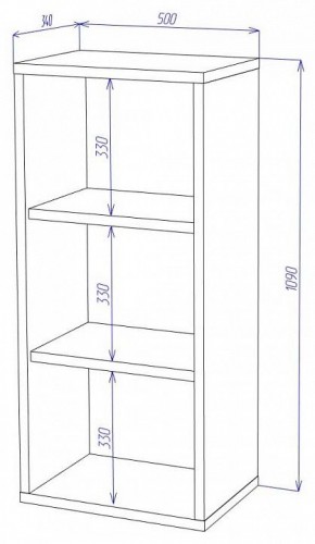 Стеллаж Домино СУ(ш1в1) в Ялуторовске - yalutorovsk.mebel24.online | фото 2