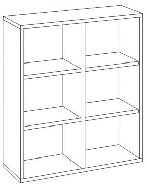 Стеллаж Домино СУ(ш2в1) в Ялуторовске - yalutorovsk.mebel24.online | фото 3