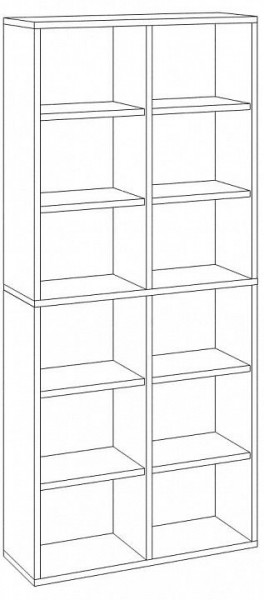 Стеллаж Домино СУ(ш2в2) в Ялуторовске - yalutorovsk.mebel24.online | фото 3