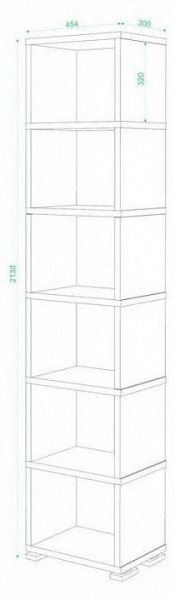 Стеллаж-колонка Домино СБ-15/6 в Ялуторовске - yalutorovsk.mebel24.online | фото 3