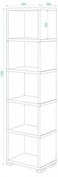 Стеллаж-колонка СБ-15/5 в Ялуторовске - yalutorovsk.mebel24.online | фото 2