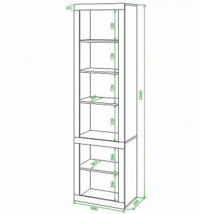 Стеллаж комбинированный Toivo ВтВ в Ялуторовске - yalutorovsk.mebel24.online | фото 2