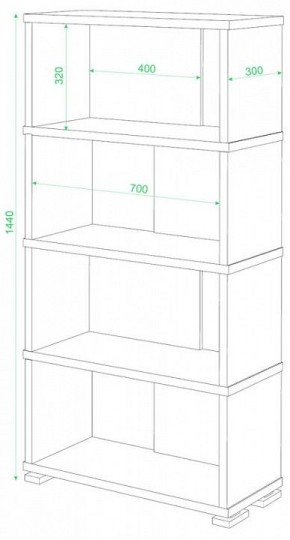 Стеллаж СБ-10/4 в Ялуторовске - yalutorovsk.mebel24.online | фото 2