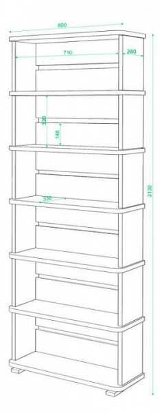Стеллаж СБ-25/6 в Ялуторовске - yalutorovsk.mebel24.online | фото 2