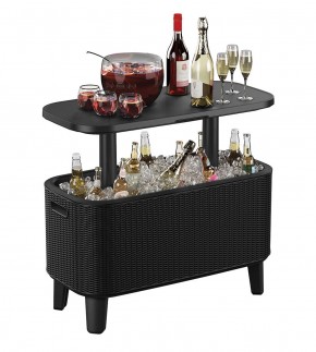 Стол Беви Бар (Bevy Bar Large Cool Bar), графит в Ялуторовске - yalutorovsk.mebel24.online | фото 3