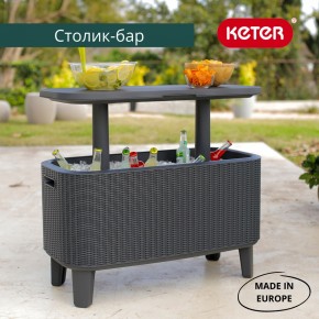 Стол Беви Бар (Bevy Bar Large Cool Bar), коричневый в Ялуторовске - yalutorovsk.mebel24.online | фото 1