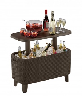 Стол Беви Бар (Bevy Bar Large Cool Bar), коричневый в Ялуторовске - yalutorovsk.mebel24.online | фото 3
