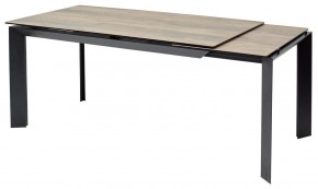 Стол CREMONA 180 KL-61 Под дерево, итальянская керамика / черный каркас, ®DISAUR в Ялуторовске - yalutorovsk.mebel24.online | фото 7