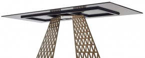 Стол ENNA 220 KL-188 Контрастный мрамор матовый, итальянская керамика/ каркас цвета шампань, ®DISAUR в Ялуторовске - yalutorovsk.mebel24.online | фото 12